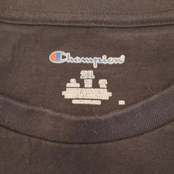 Champion Black Tee with Embroidered Pittsburgh Penguins Graphic - Picture 2 of 4